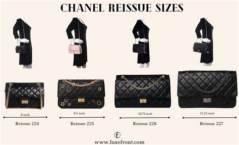 chanel 2.55 size